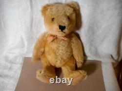 Vintage/Antique Steiff Jointed Mohair Teddy Bear 11 Working Squeaker