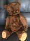 Vintage Brown Knickerbocker Mohair Bear 18 in