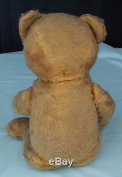 Vintage Chad Valley Teddy Bear. No label mohair Hugmee toy 17 inches. England
