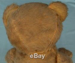 Vintage Chad Valley Teddy Bear. No label mohair Hugmee toy 17 inches. England