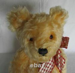 Vintage English Musical Mohair Teddy Bear