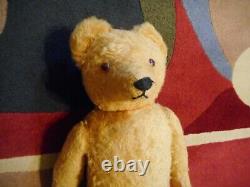 Vintage German Mohair teddy Bear WithGrowler Straw Filled un-known brand