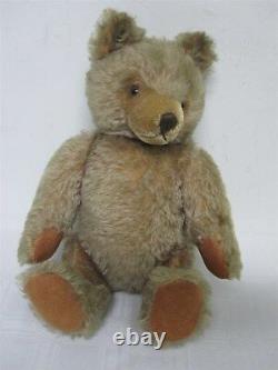 Vintage German Steiff Blonde Mohair Teddy Bear 14 1/2
