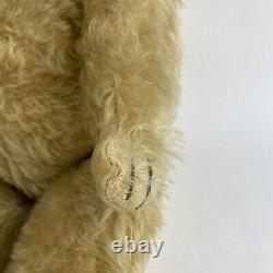Vintage Hard Stuffed Mohair Teddy Bear Hermann Fully Jointed Repair Restore 50s