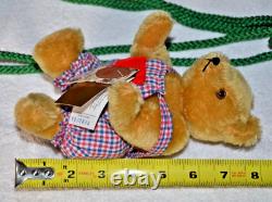 Vintage Hermann Mohair Teddy Bear School Set