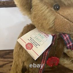 Vintage Hermann Original Teddy Mohair 13 Growler Bear W Tag Germany