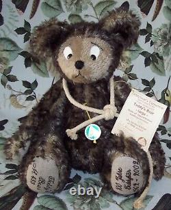 Vintage Hermann Teddy Bear Centennial Toby Award Germany Mohair Toy 2002