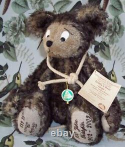Vintage Hermann Teddy Bear Centennial Toby Award Germany Mohair Toy 2002