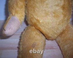 Vintage Joy Toys Mohair Teddy Bear Australia c 1930's 25 inches