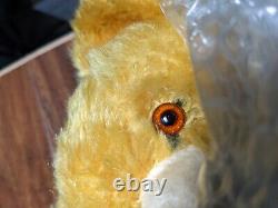 Vintage Knickerbocker Golden Mohair Jointed Teddy Bear Beautiful Stuffed Animal