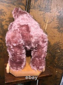 Vintage Lyla Carr Tender Hearted Teddies German Mohair Teddy Bear Pull Toy 2000