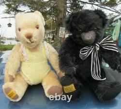 Vintage Merrythought England Mohair Teddy Bear 4 Rare Tags Adorable Face 12