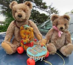 Vintage Mohair Teddy Bear 8 Cute German Steiff Schuco Zotty Hermann Open Mouth