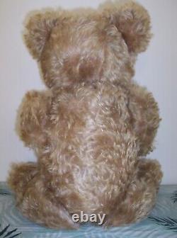 Vintage Mohair Teddy Bear Austria / Germany c1950's Open Mouth Zotty with Tongue