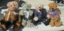 Vintage Mohair Teddy Bear Butterscotch Chubby Artist Lang Bears 22 Pam Wooley