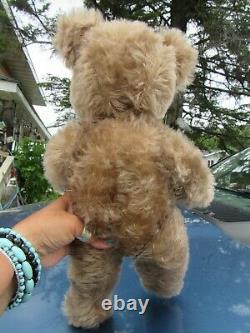 Vintage Mohair Teddy Bear Growler Claws 18 German Steiff Schuco Hermann Cute