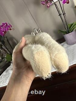 Vintage Mohair Teddy Bear Jointed 13 Excellent Shape RARE