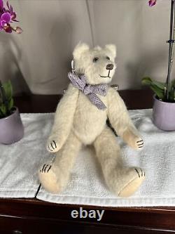 Vintage Mohair Teddy Bear Jointed 13 Excellent Shape RARE