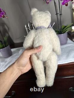 Vintage Mohair Teddy Bear Jointed 13 Excellent Shape RARE