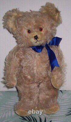 Vintage Mohair Teddy Bear c1940/50's Richard Diem Sonneberg Germany