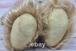 Vintage Plush Mohair Teddy Bear Stuffed Animal Jointed Glass Eyes 15