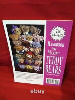 Vintage Plush Teddy Bear Making materials Mohair and 2 books 1990's