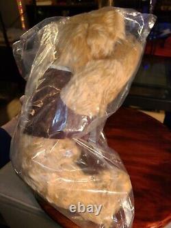 Vintage Rolf. G Hermann Teddy Bear Plush Jointed WithSound & Tags No. 435 Signed