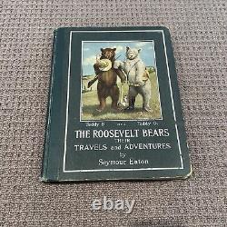 Vintage Roosevelt Bears Calico Mohair First Edition 1906 Book Teddy B Teddy G