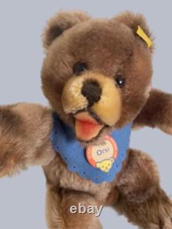 Vintage Steiff 1959 Orsi Mohair Teddy Bear #4322,00 All IDS Chest TAG RARE