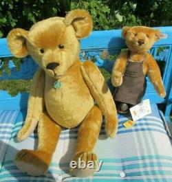 Vintage Steiff Bear Original Teddy Baby Boy B Mohair Ear Button Chest Tag 9