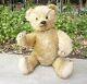 Vintage Steiff LARGE ORIGINAL TEDDY Bear Gold Blonde Mohair 1950s 19 1/2 50 cm