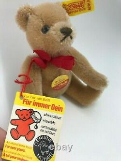 Vintage Steiff Teddy Bear Jointed Mohair Button Tag Chest Tag 0201/14