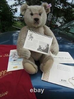 Vintage Steiff Teddy Bear Mohair Richard Sketchbook Toy Shoppe Bag 18 Growler