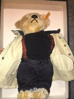 Vintage Steiff x Ralph Lauren Classic Mohair Teddy Bear 182/1000 Orig Box Bow