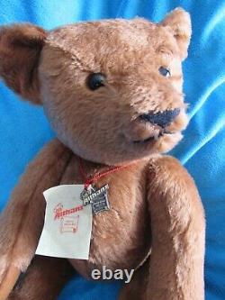 Vintage Teddy Bear Rare Apricot Fur West Germany Althans Le 26 XL Store Display