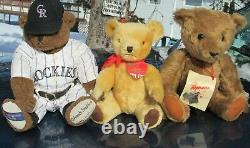 Vintage Teddy Bear Rare Apricot Fur West Germany Althans Le 26 XL Store Display