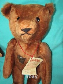 Vintage Teddy Bear Rare Apricot Strawberry Blonde Fur West Germany Althans 20