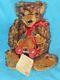 Vintage Tipped Mohair Teddy Bear Museum Tag W Pulltoy Bears Hermann Growler 17