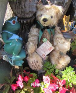 Vintage Tipped Mohair Teddy Bear Tags Rare Max Hermann Birthday I/99 Growler 17