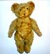 Well loved Vintage Long golden Yellow mohair Teddy Bear 16 inches