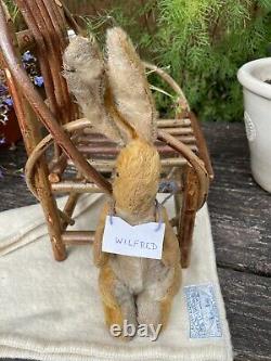 Wilfred 1930's Chad Valley Rabbit Old Antique Vintage English Teddy Bear
